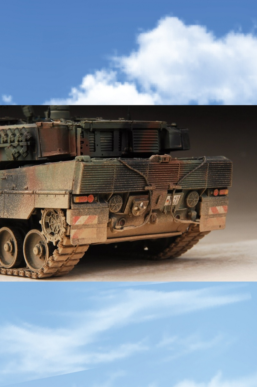 风林火山1/35德国豹2a7主战坦克模型代工完美收官!