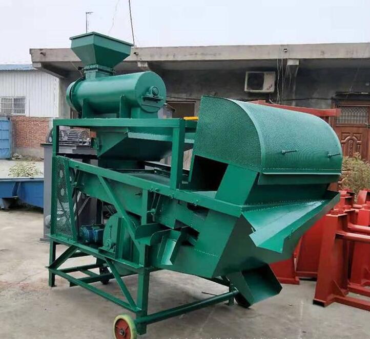青麦仁脱粒机高粱脱壳筛选机小麦剥壳去皮机