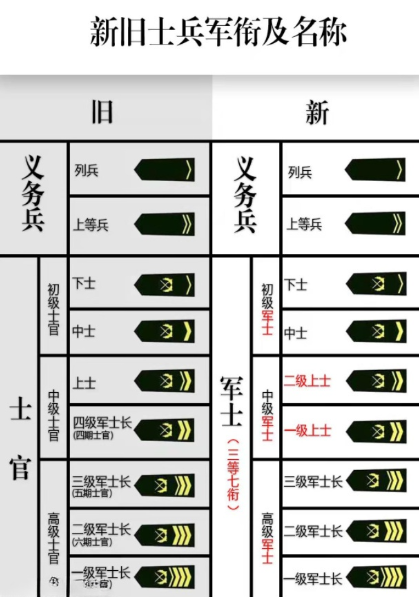 四级军士长待遇图片