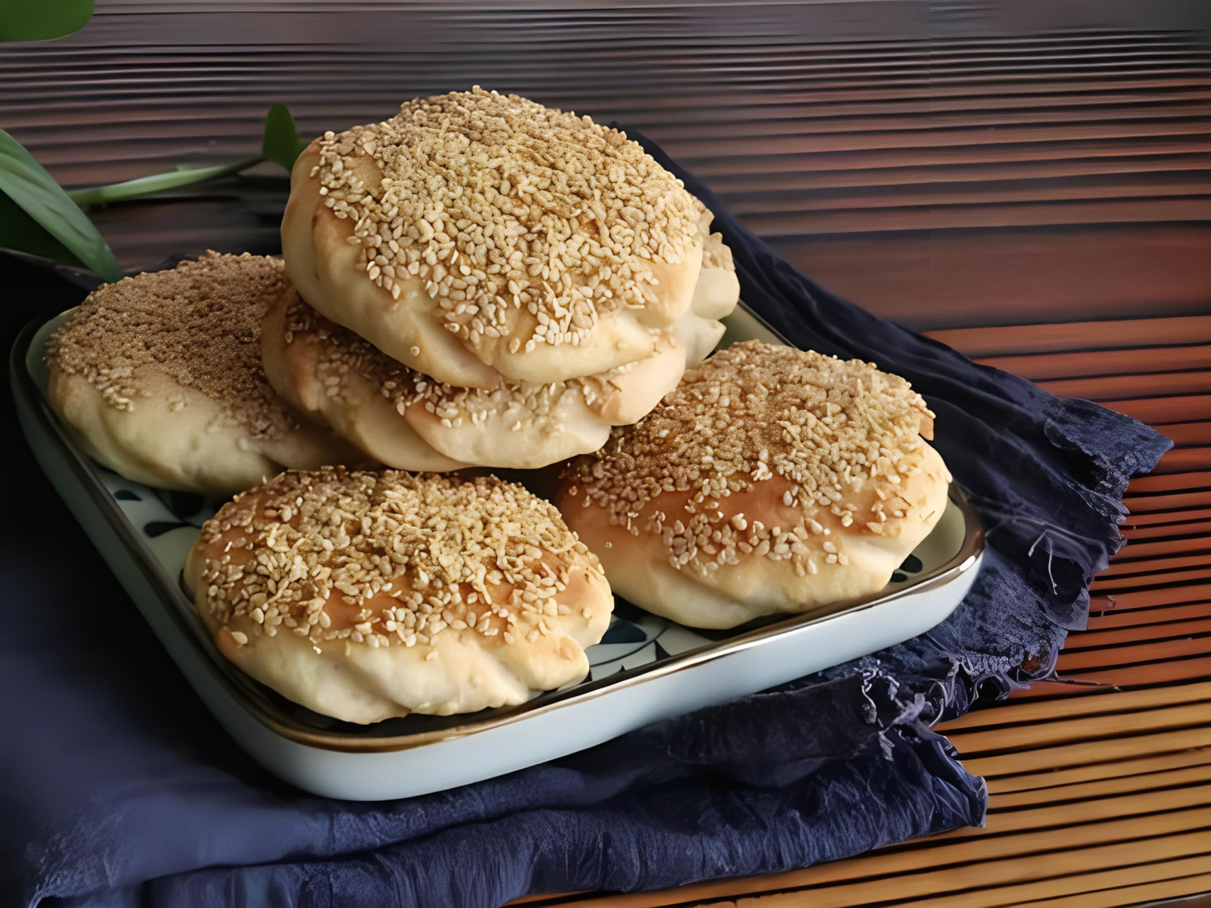 开封高炉烧饼是河南开封地方传统名吃.