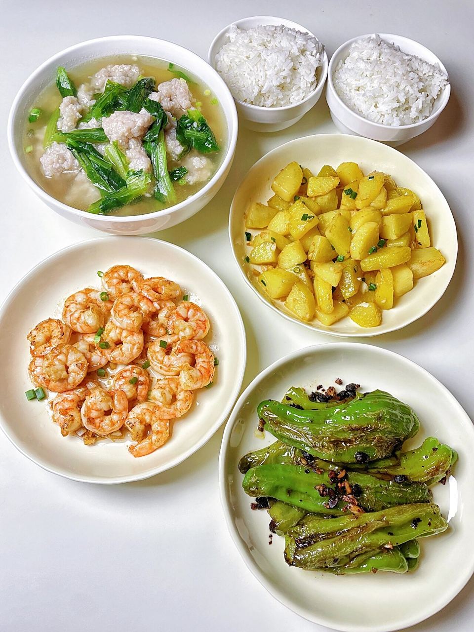 晚餐分享|大吃大喝后吃点清淡的家常菜01|||今日食谱分享: 7415