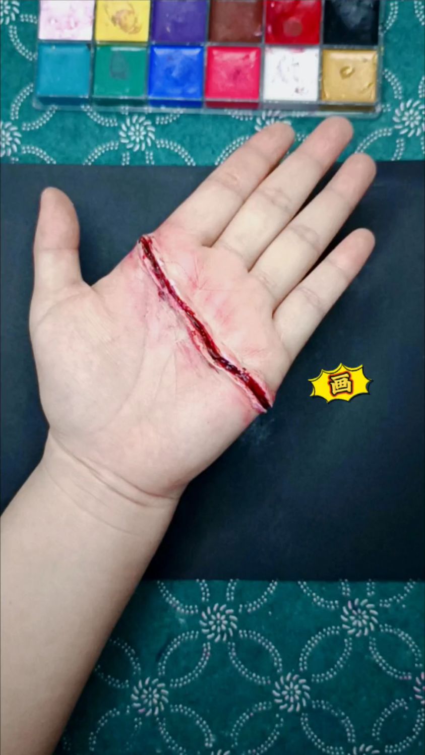 皮开肉绽的受伤效果怎么画逼真