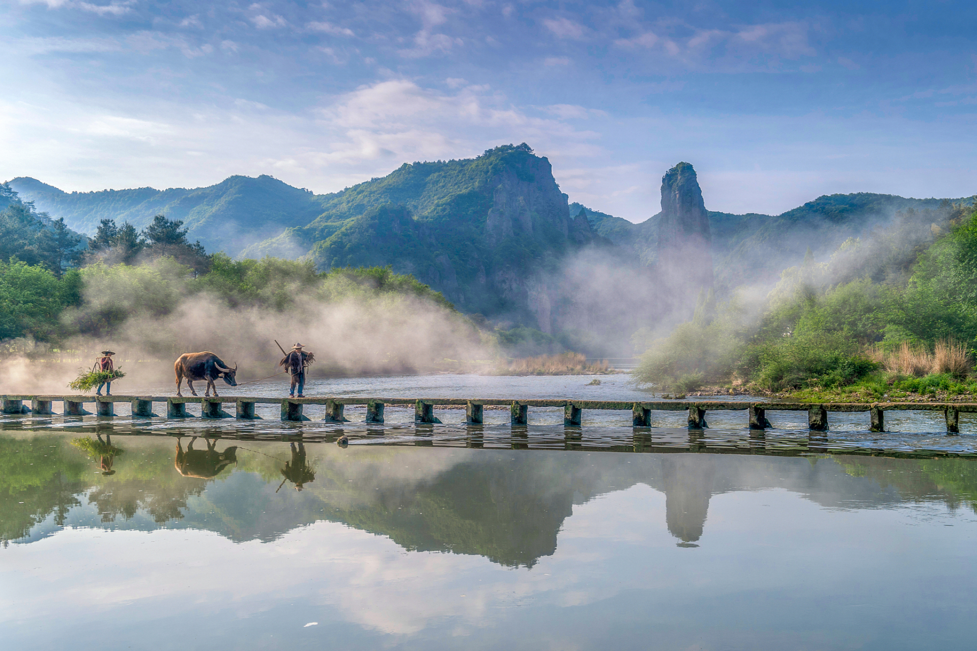 浙江缙云县仙都景区图片