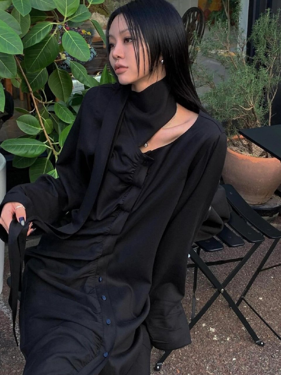 理人拿捏极简高级感酷girl  94如果你痴迷于黑白灰的简约高级感穿搭