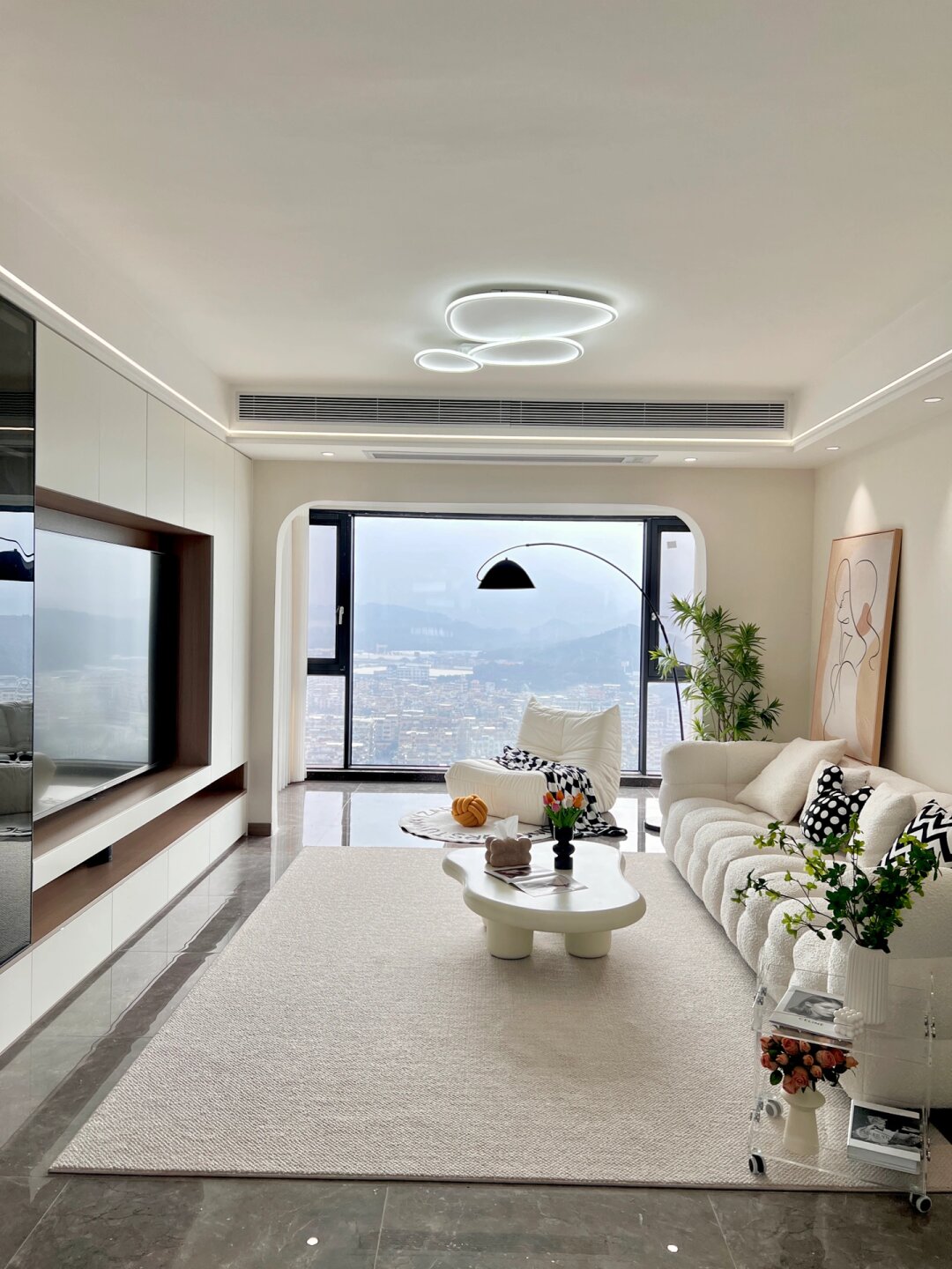 极简轻奢风格装修图片轻奢简约风格装修效果图极简奶油风装修效果图