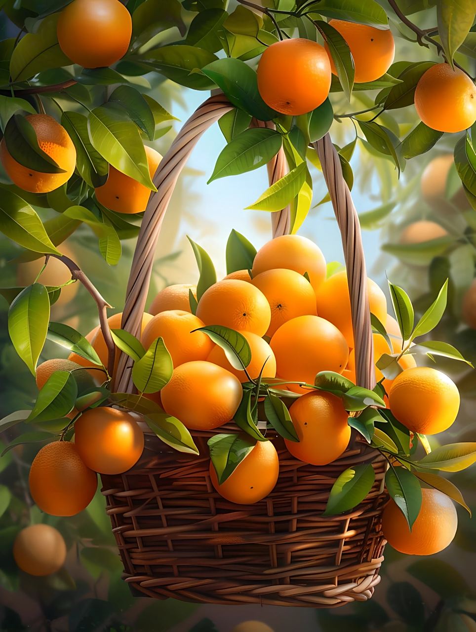 大年初十,送您一筐橙心如意 大年初十,我祝大家事事橙心如意