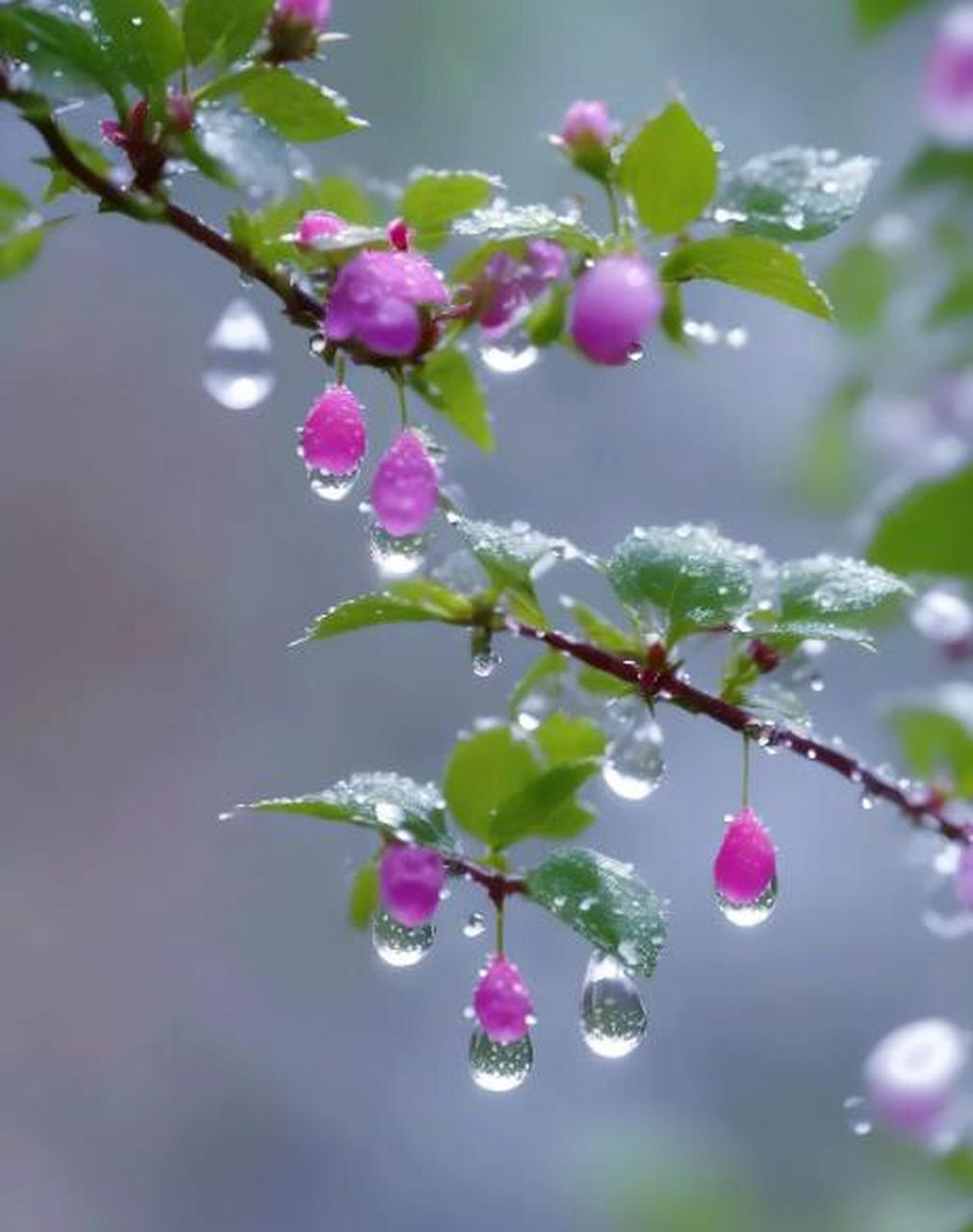 雨中花图片蔷薇图片