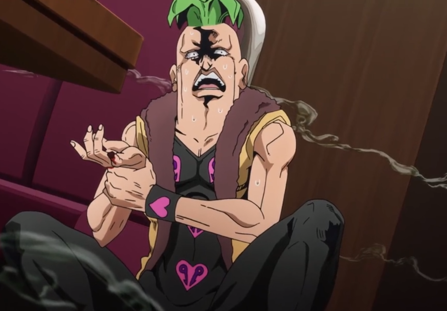 jojo:贝西——酷似曼德拉草头型的妈宝男!