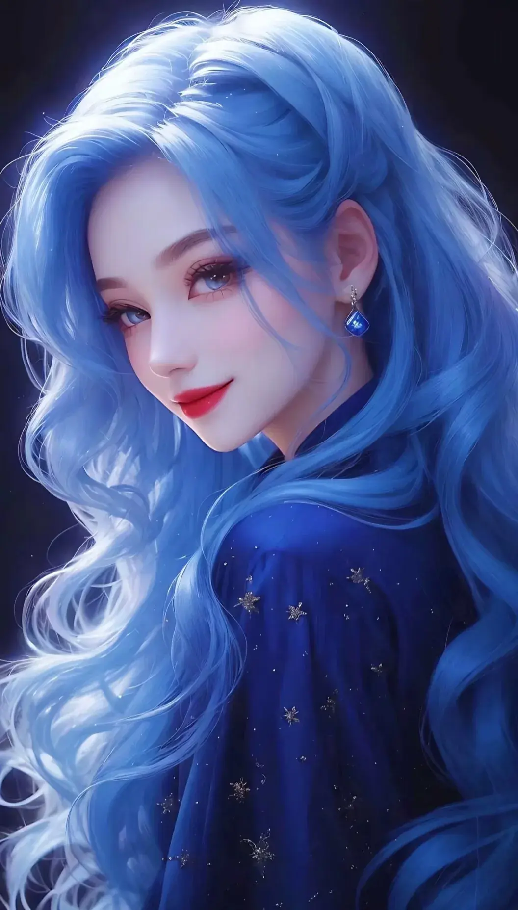 头像分享,小清新蓝色系女生头像