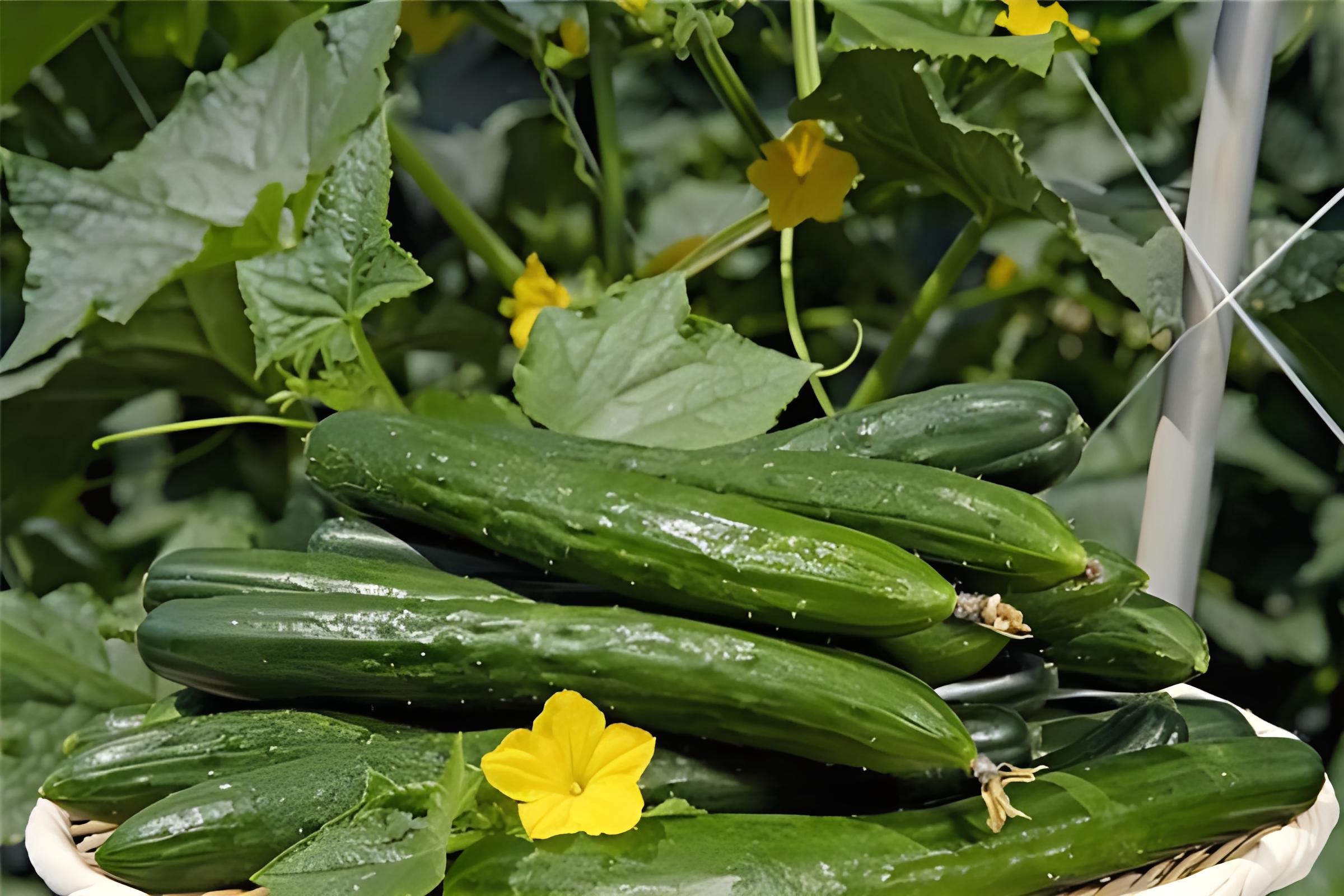 绿皮青肉的黄瓜种子,解决你的痛点,让你收获美味的黄瓜