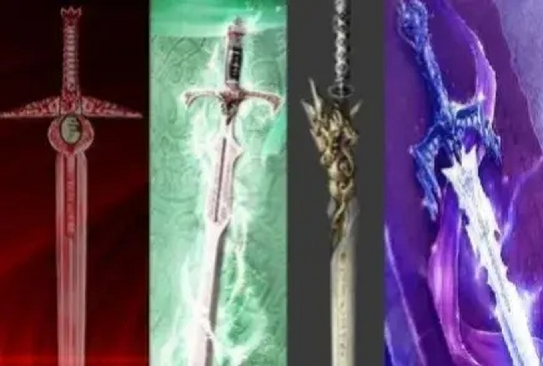 1—4,诛仙四剑——诛仙剑,戮仙剑,陷仙剑,绝仙剑,非铜非铁亦非钢