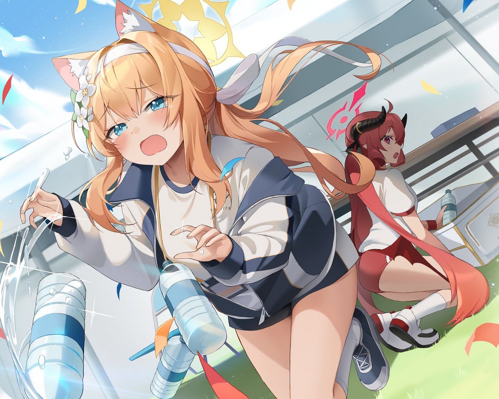 碧蓝档案# 穿上体操服的玛丽,好可爱啊[期待] twi:choyeon