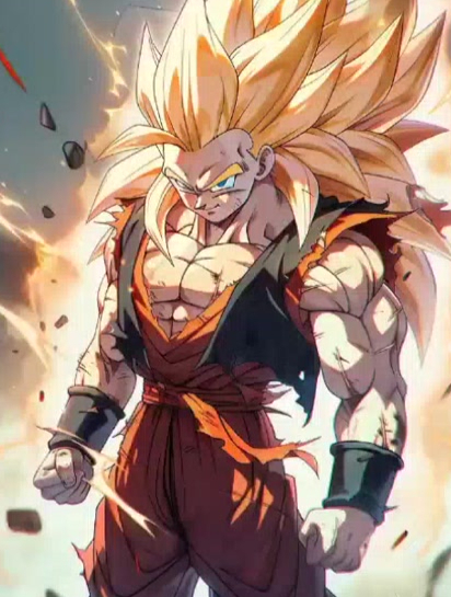 龙珠超级赛亚人帅气插画合集