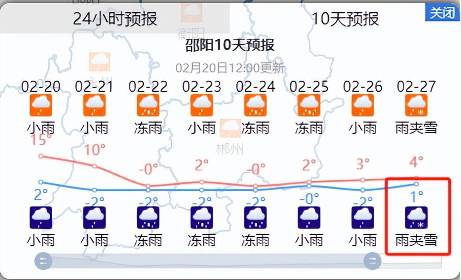 湖南明天下雪!