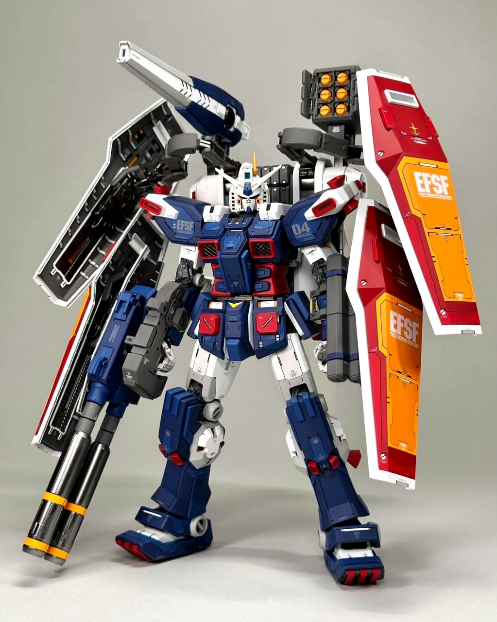 模型欣赏:机动战士高达 雷霆宙域  mg 全装甲高达ver.