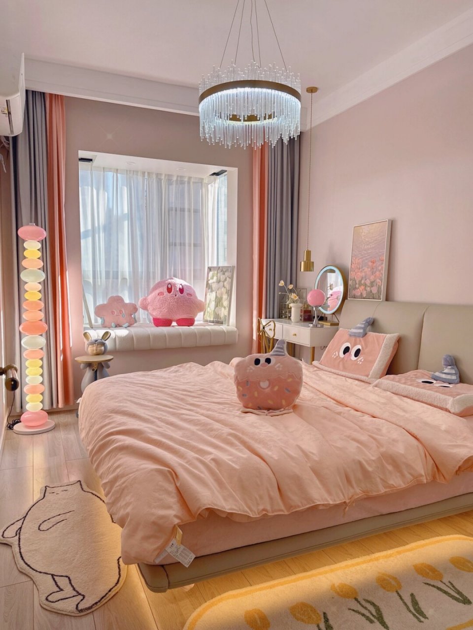 我妈说:你人邋里邋遢的,房间倒是挺好看的 关于墙漆 复古橡粉 关于