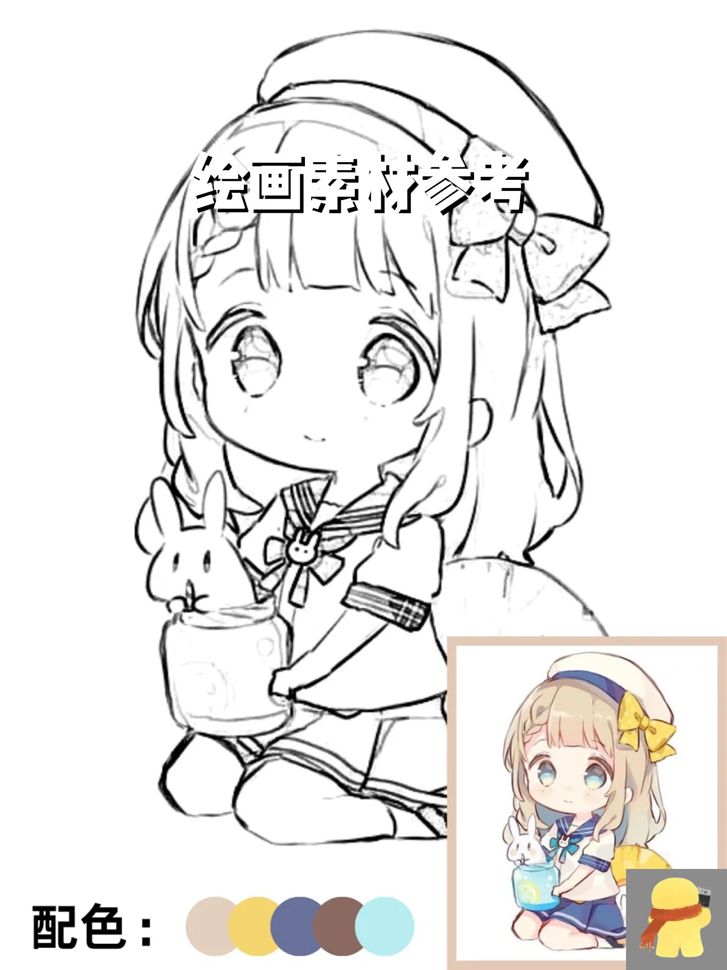 绘画素材参考 新手学画画 我觉.@小时人文的动态