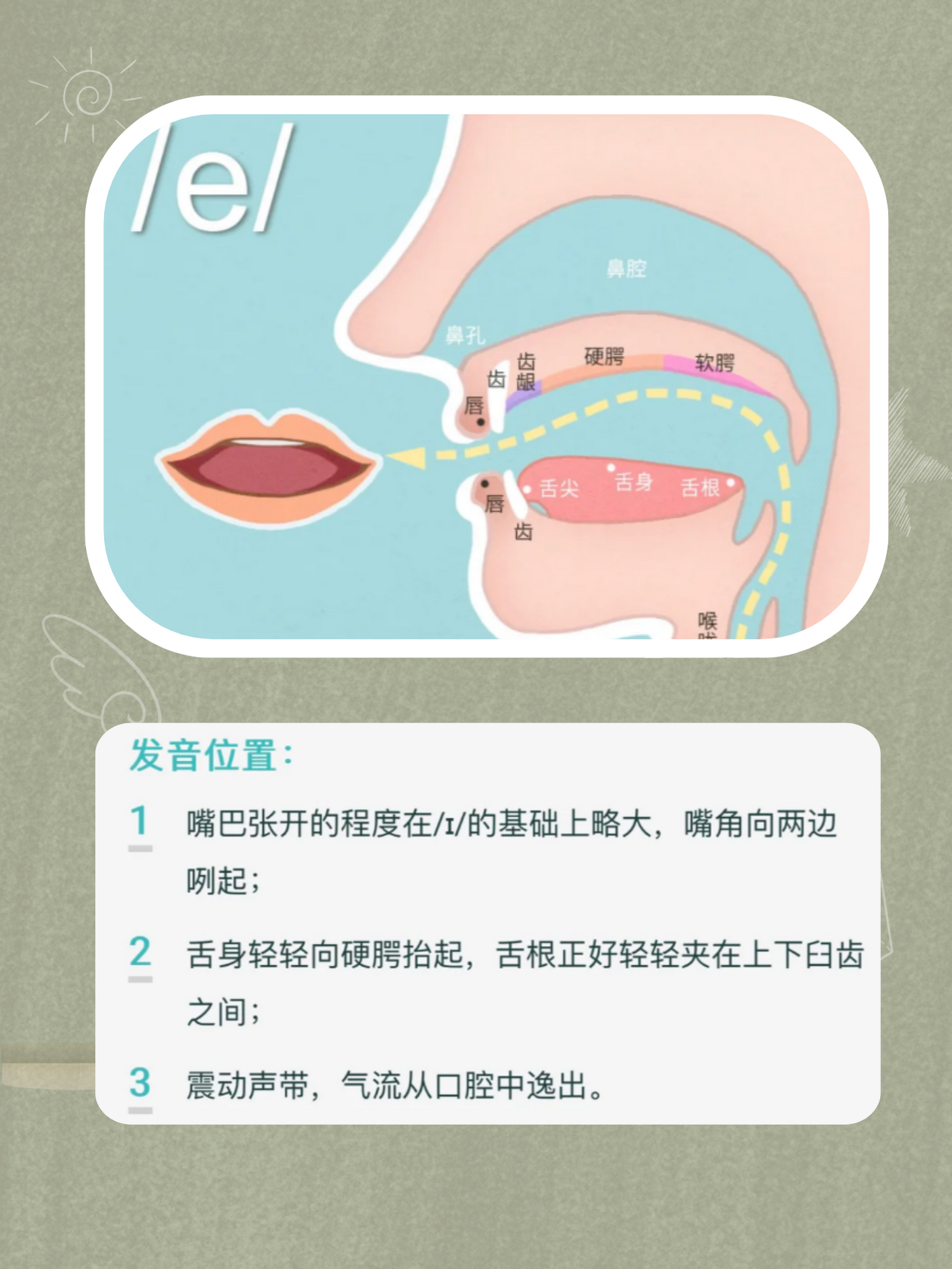 英语音标口型和舌位详解 英语.@小周讲教育的动态