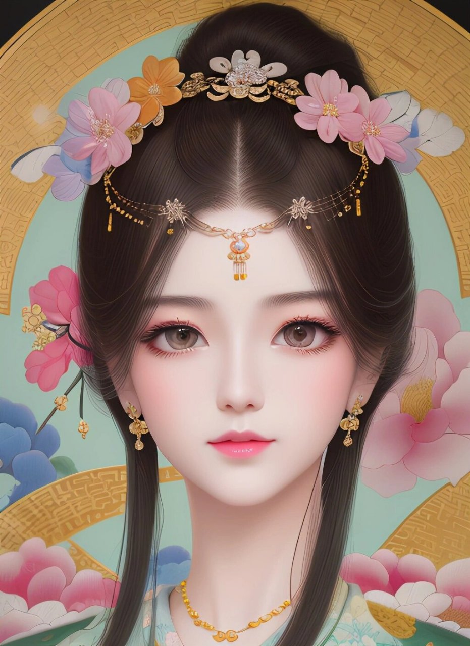 古风美人 古风美女  我热爱古风,尤其是那些充满古韵的插画和头像.