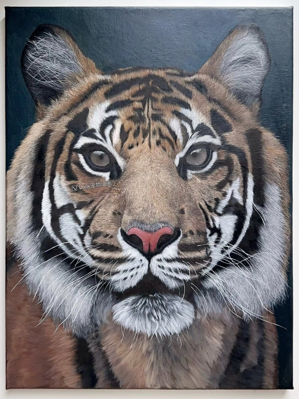 在艺术的世界里,即使是老虎的每一根毛发也能被赋予生命的力量!