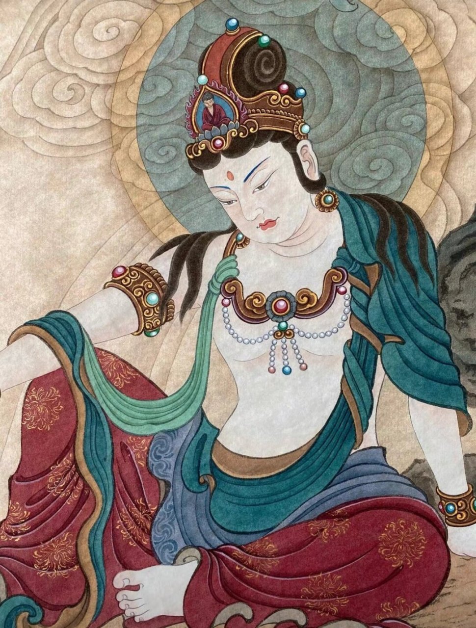 观自在菩萨  05 自在观音:超越尘世的宁静与自由 05  在佛教的