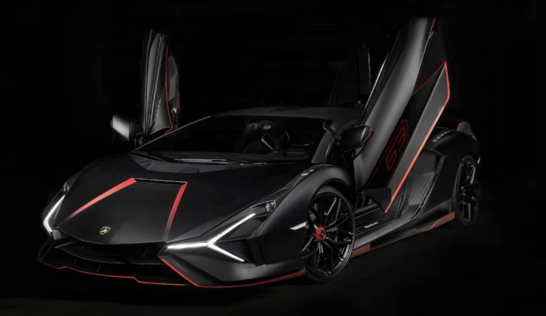 兰博基尼唯一一款搭载v12发动机的超跑,全新sian fkp3795