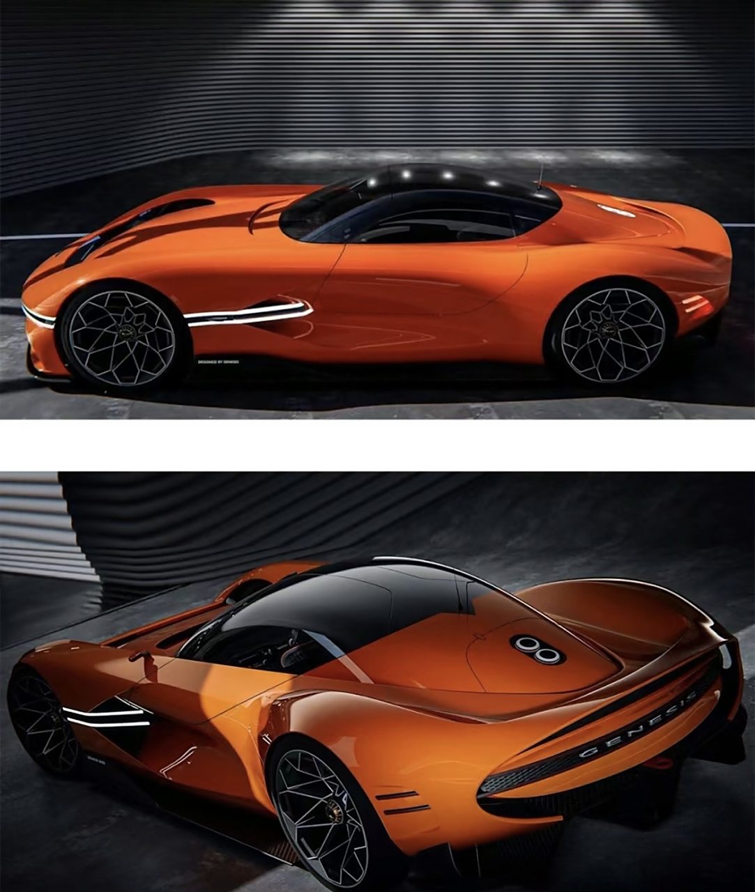 韩国豪华汽车品牌genesis 设计的概念跑车,像那么回事[嘻嘻]