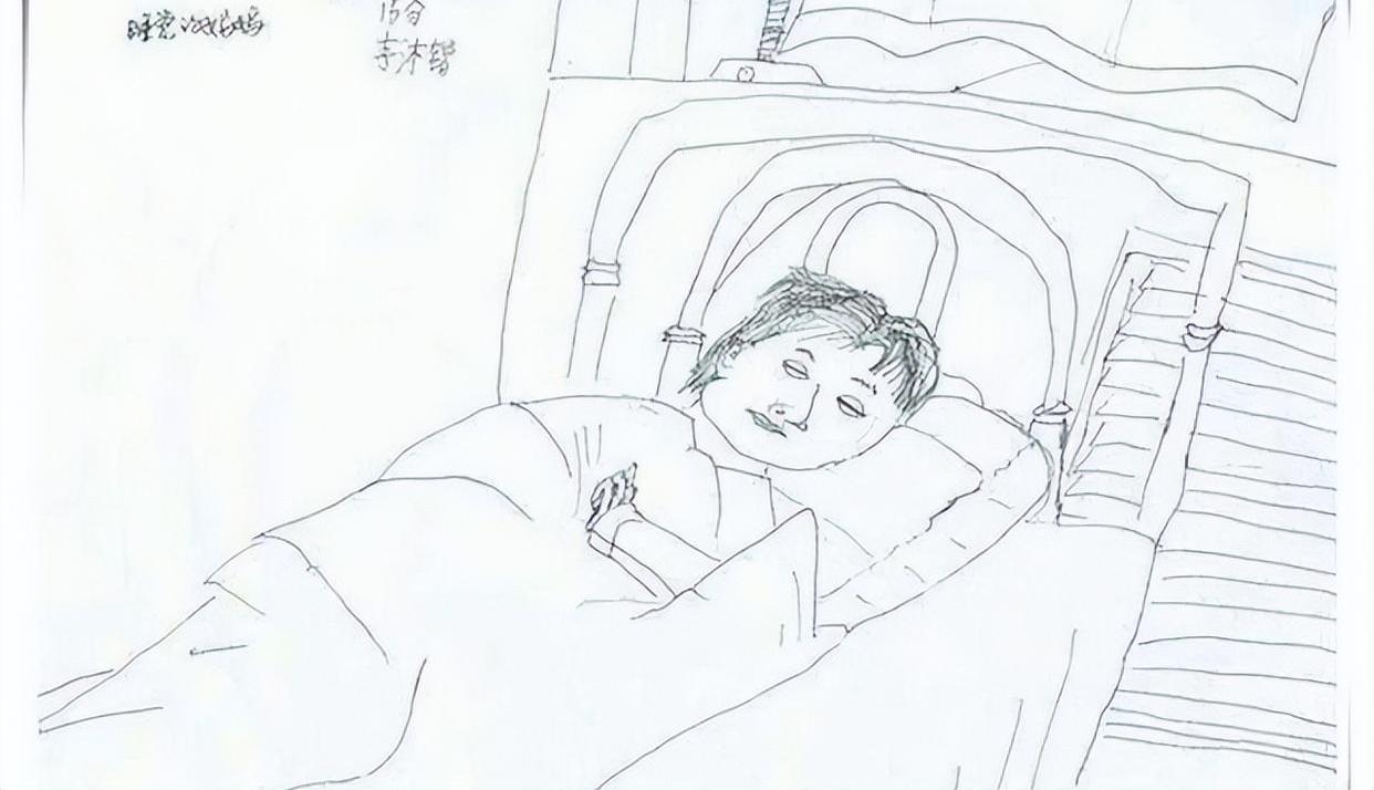 小学生画妈妈"睡姿"走红,妈妈看后想打人,老师直夸:灵魂画手