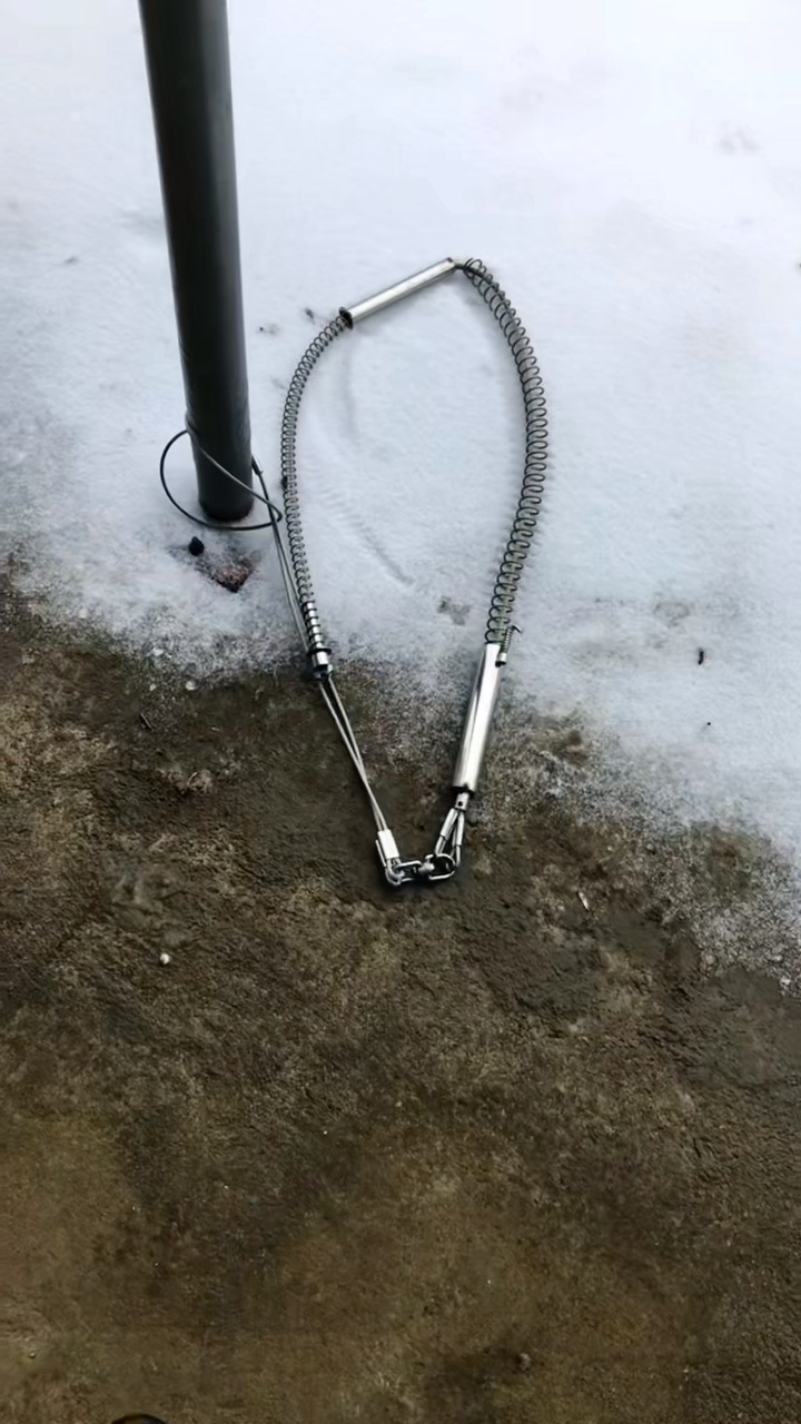 下雪了,出去放野猪套