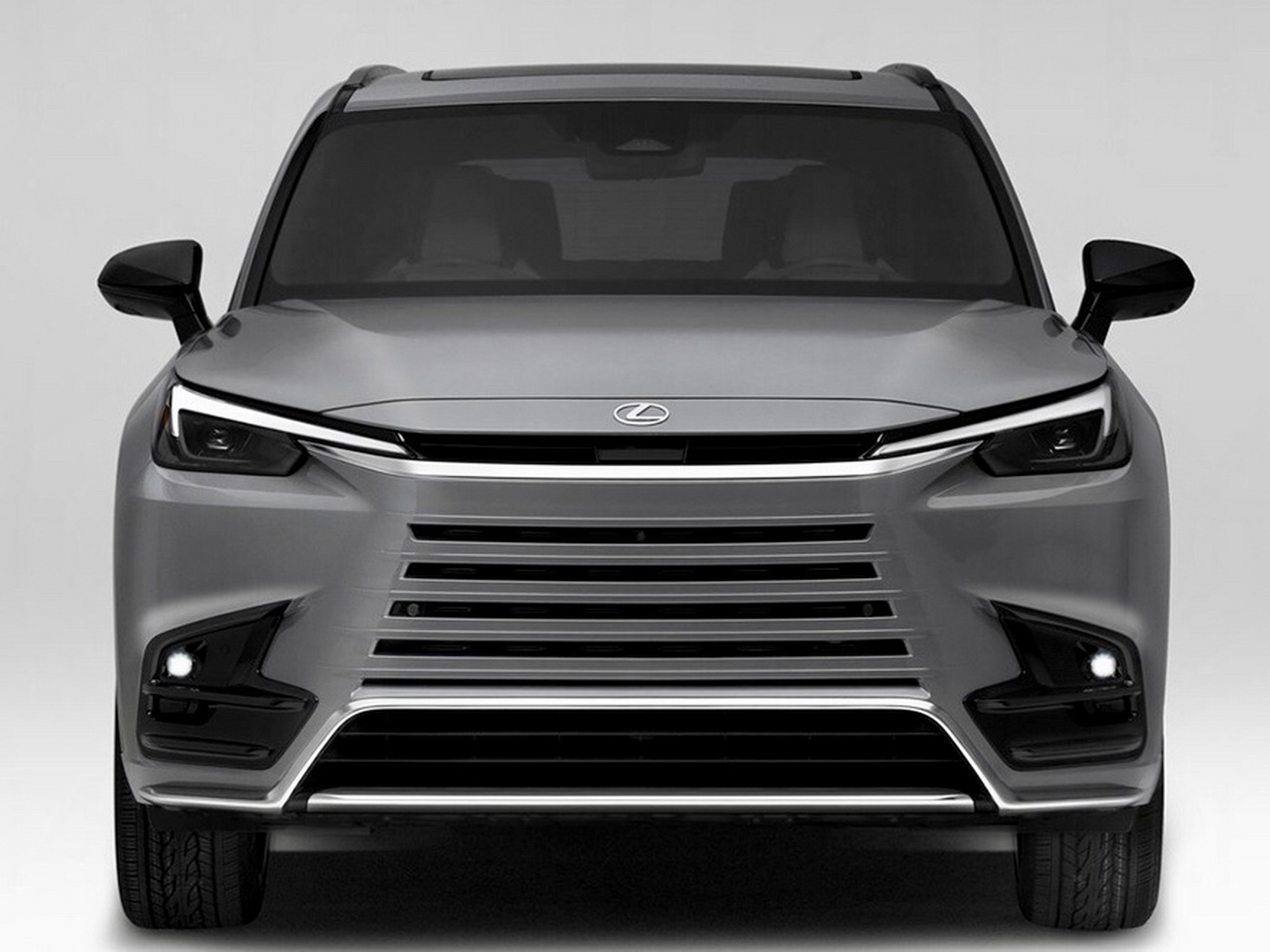 新款豪华越野型suv,雷克萨斯tx500h,是不是眼前一亮的感觉,车身外观