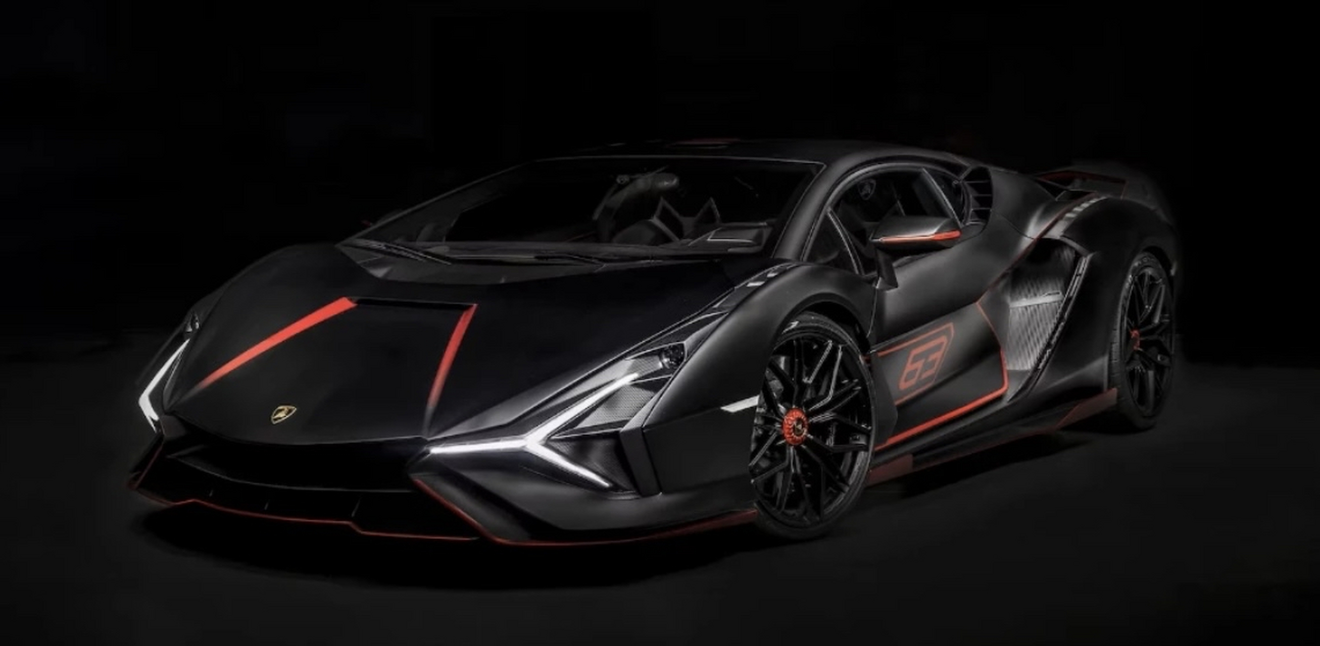 兰博基尼唯一一款搭载v12发动机的超跑,全新sian fkp3795