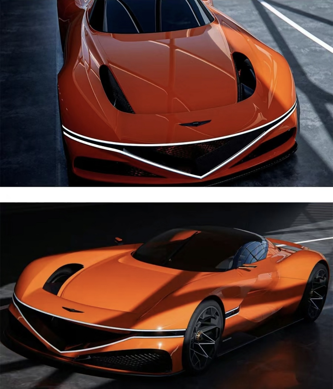 韩国豪华汽车品牌genesis 设计的概念跑车,像那么回事[嘻嘻]