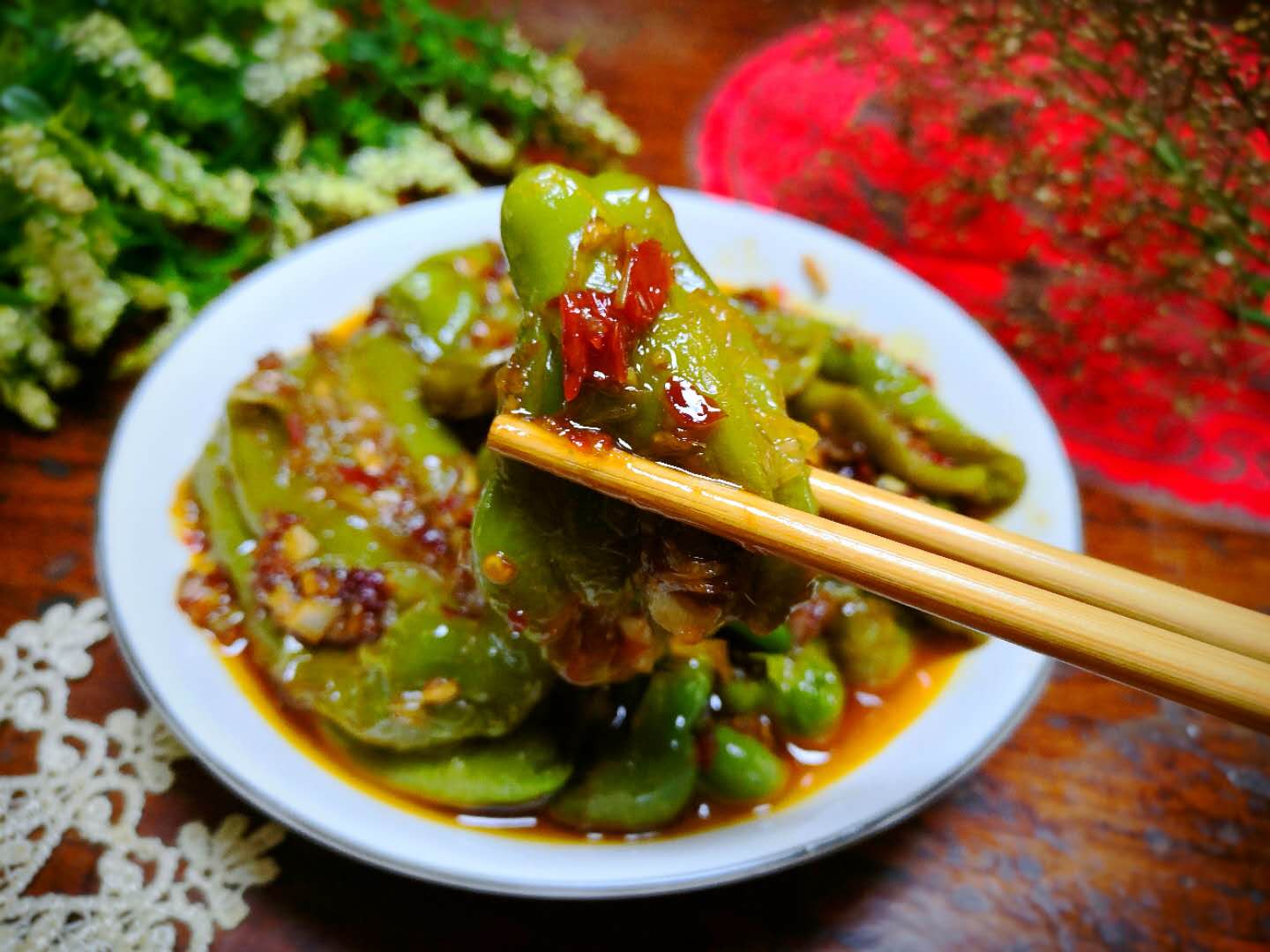 大厨教你虎皮青椒的家常做法,口感脆爽,鲜香下饭,快来看看吧