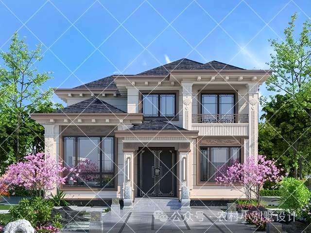 新款100平二层农村小户型别墅推荐,造价16-22万,精选30款随你挑