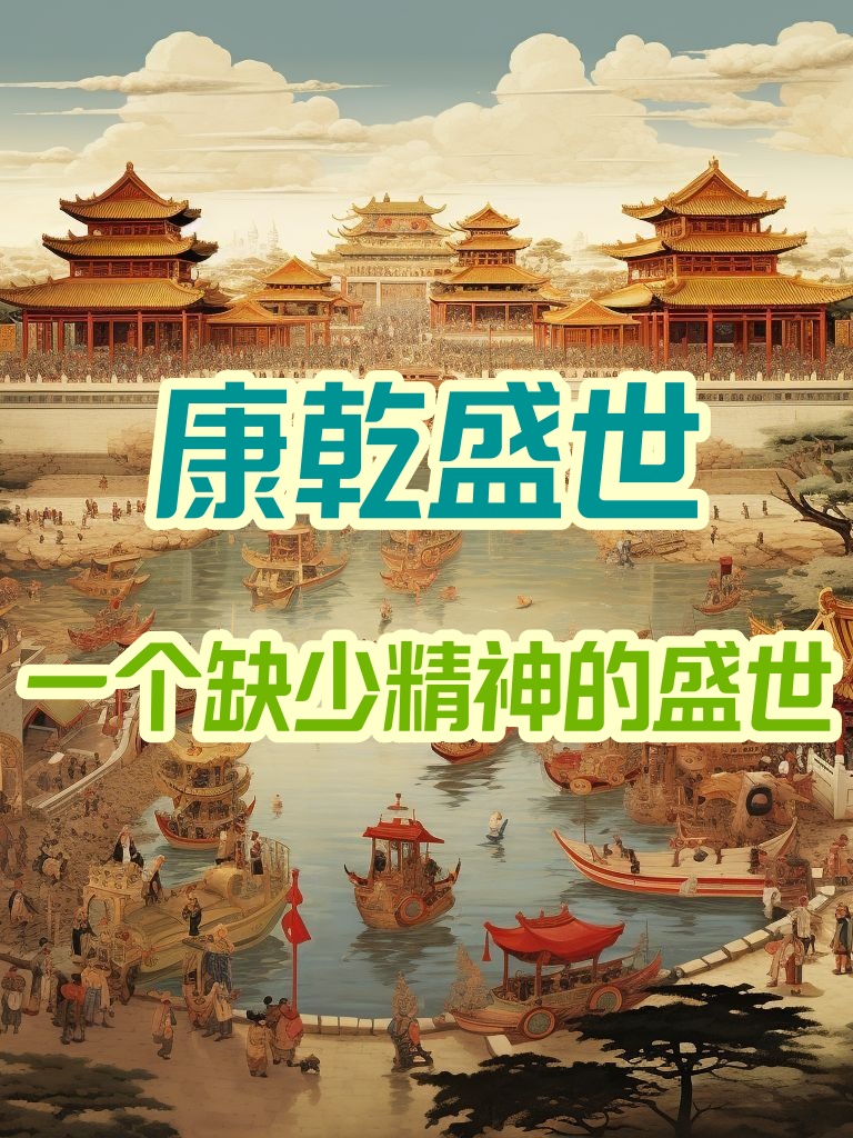 康乾盛世:一个缺少精神的盛世 康乾盛世,又称康雍乾盛世,西方称"high