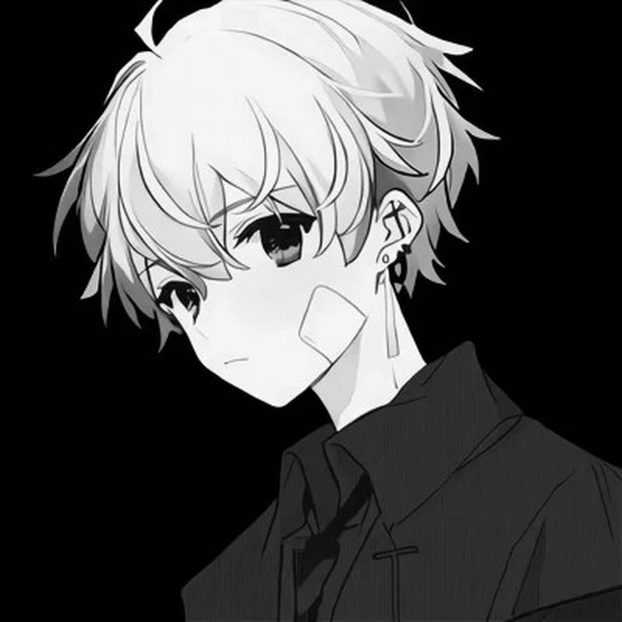 单人情头动漫黑白看不出来 "78动漫黑白单人情头,低调又有个性!