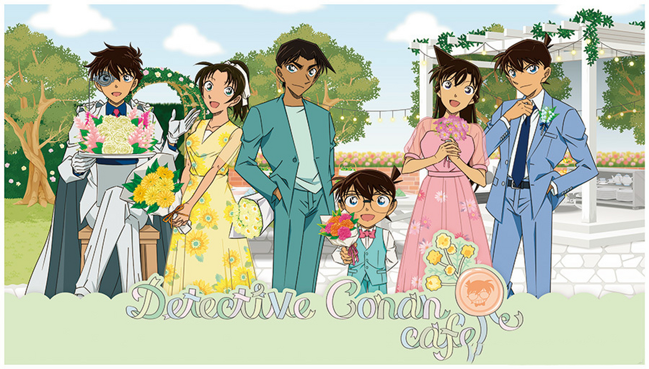 名侦探柯南咖啡馆"花园派对"主题插图