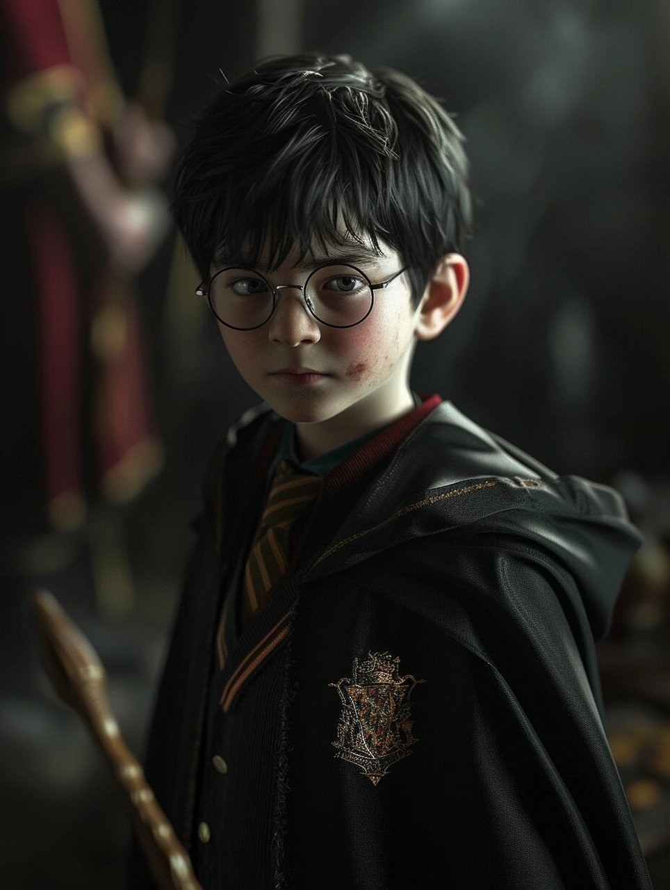 每个男孩子心里都有一个哈利波特  小时候,每个男孩的心中,似乎都住着