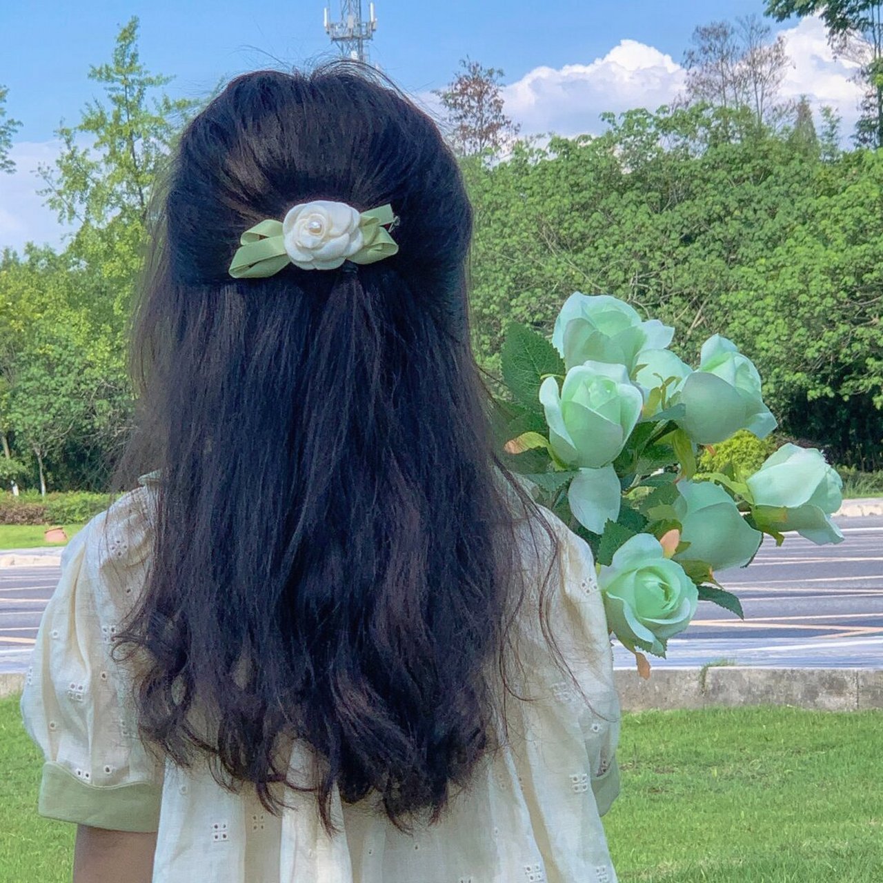 夏日小清新女生头像  98亲们,我跟你们说哦,我真的太太太喜欢夏天了