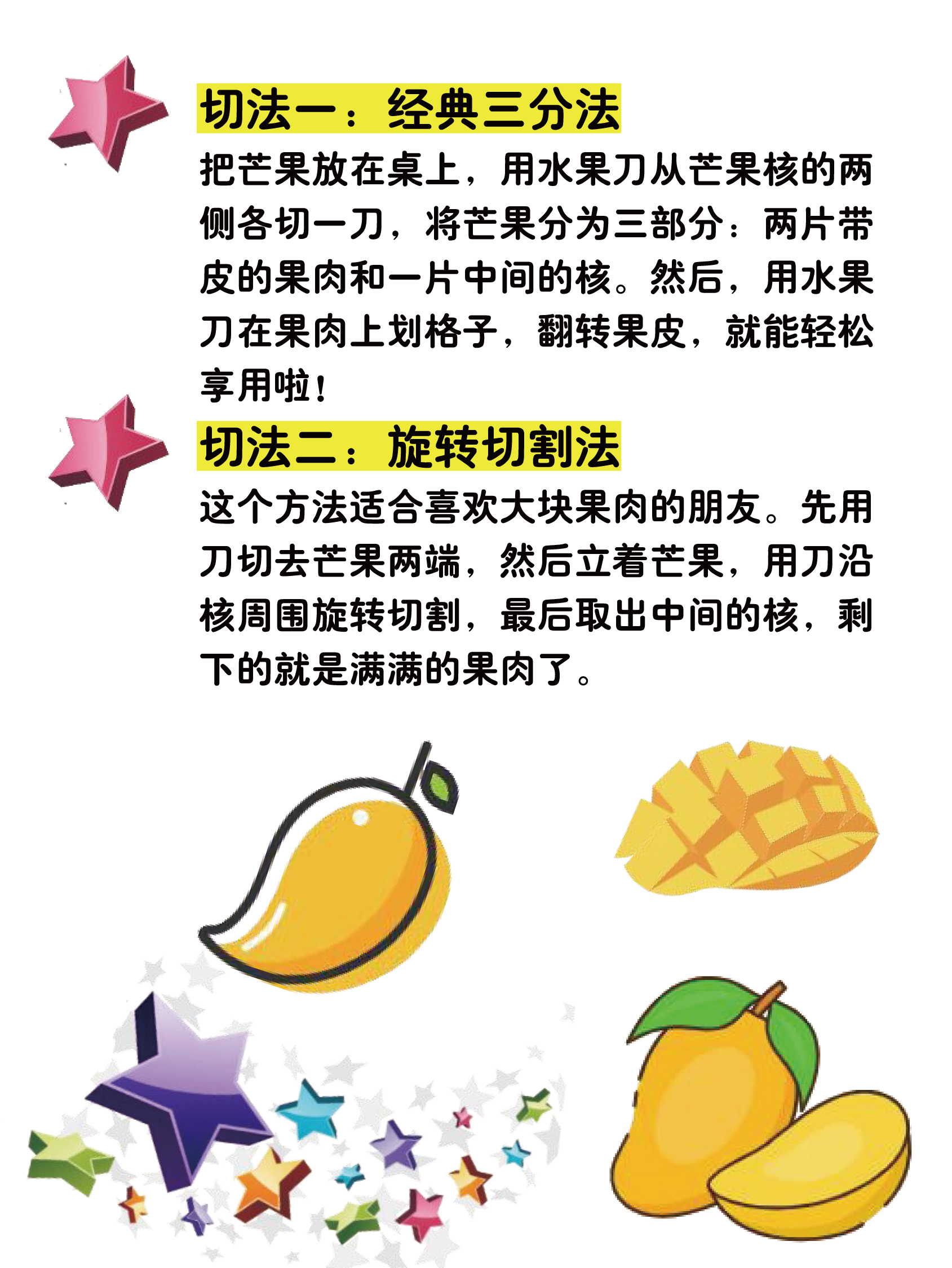 芒果切法大揭秘,不脏手也能吃.@小言财经解读的动态