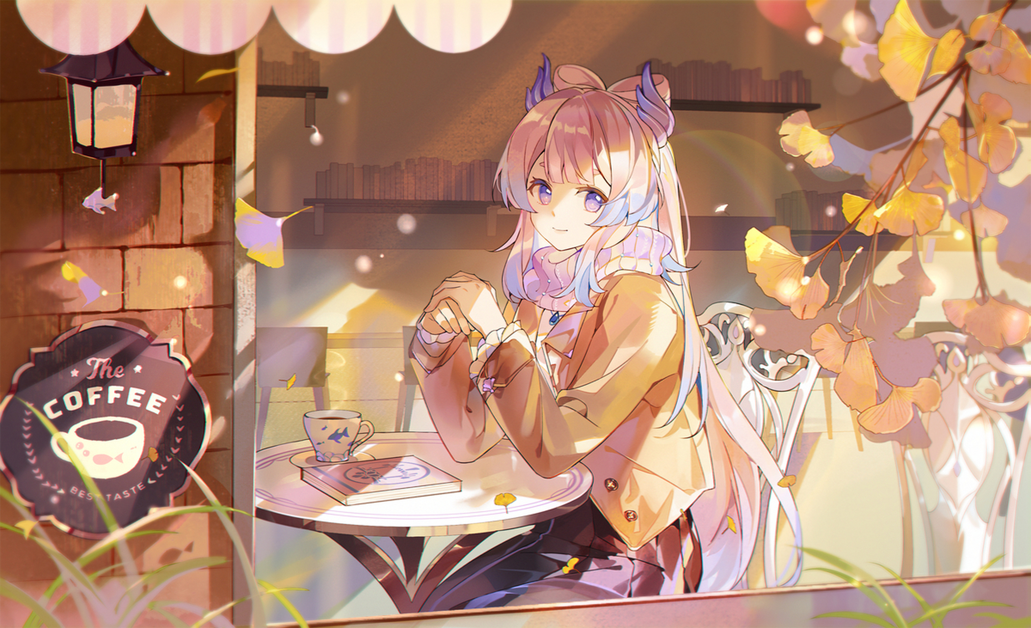 咖啡馆的心海酱 #原神# 画师:sevall #2月图文动态激励计划