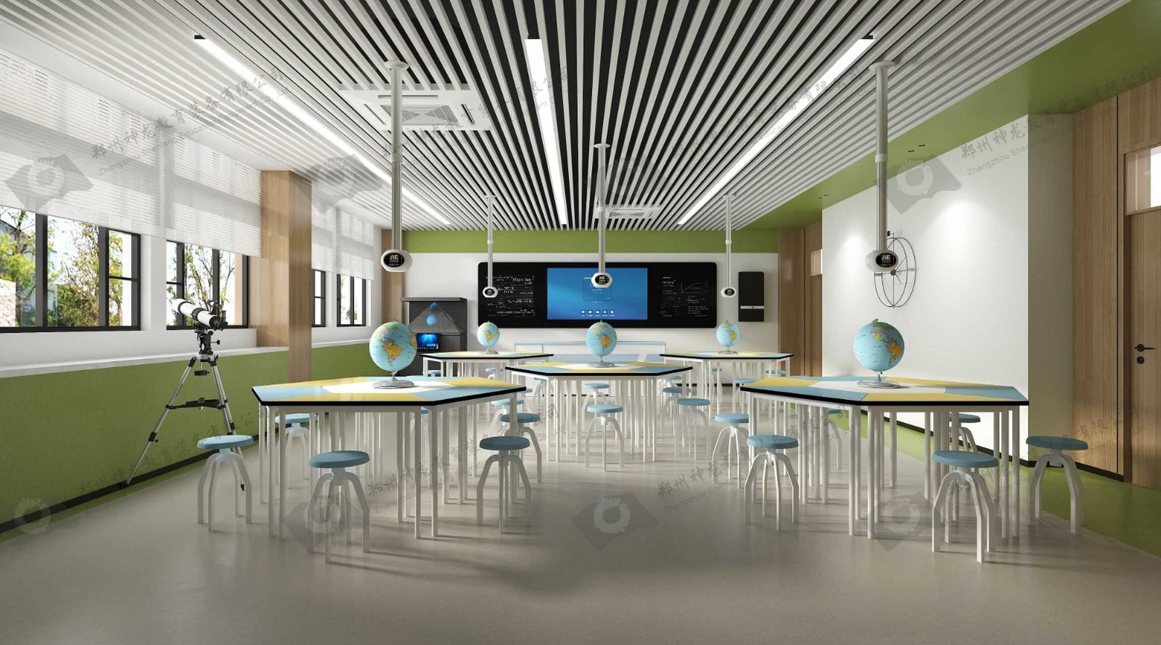 智能化小学科学实验室具有安全性,科学性,实践操作性等特点,可满足不