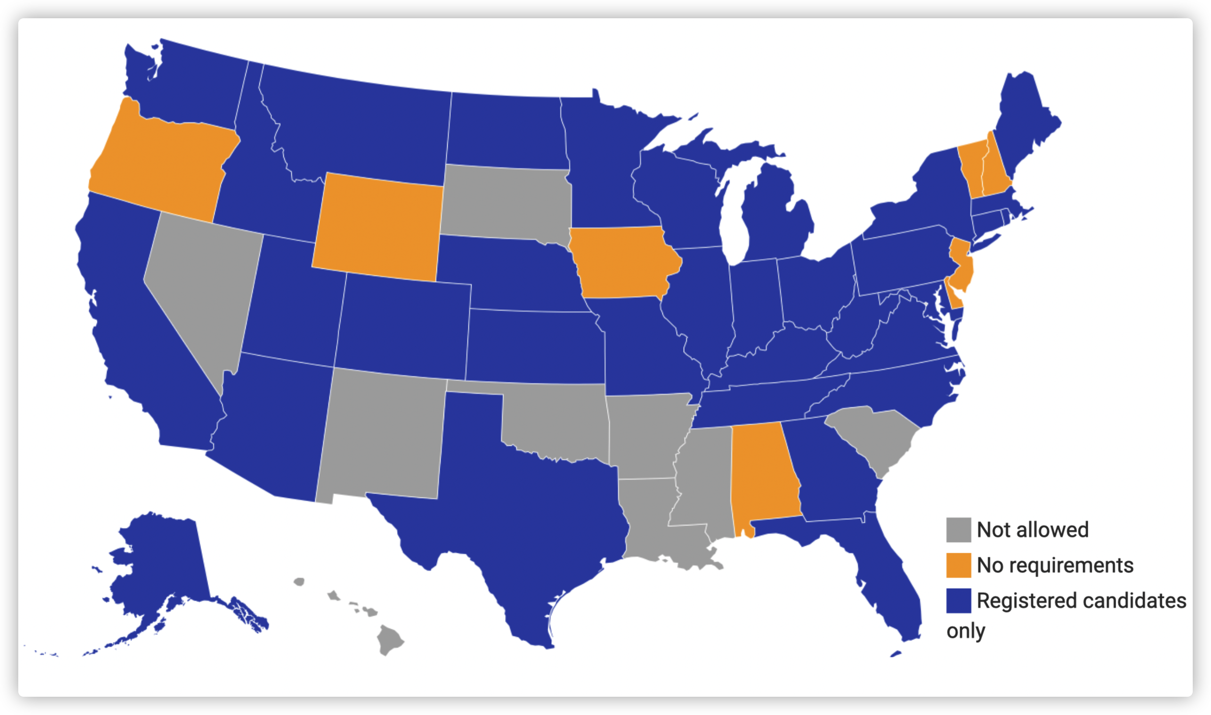 美国竞选规则之"write-in",肯尼迪能否影响两党总统大选