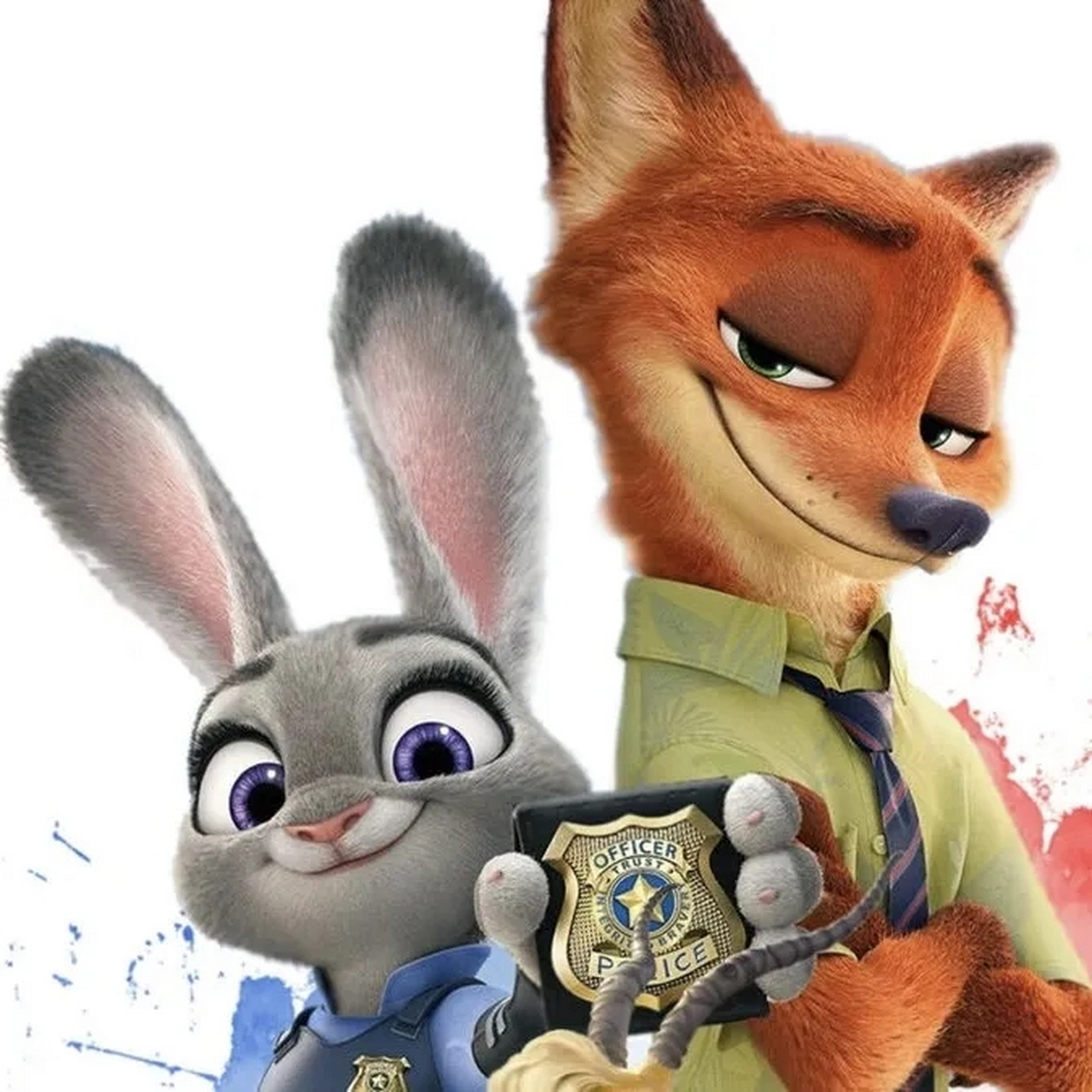 情侣头像|疯狂动物城朱迪尼克情头