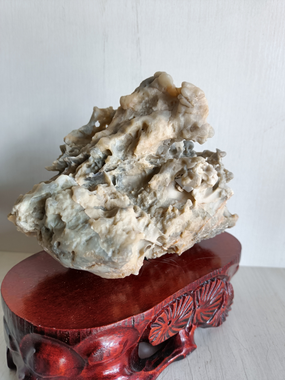 原生态观赏石,风凌石摆件,造型独特精美,规格16*13*7厘米,重量1461.