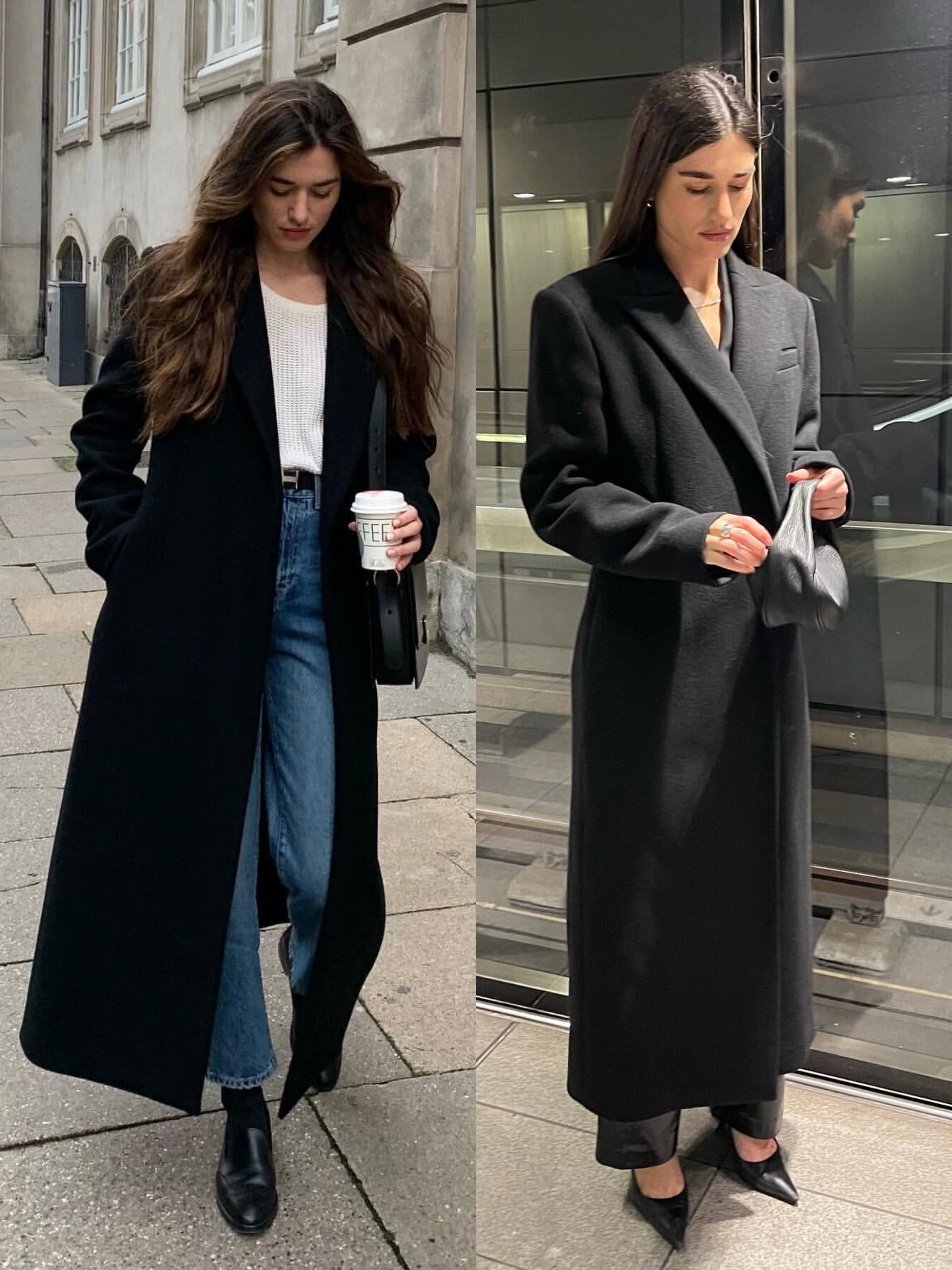 终于找到初春的"梦中情衣"了!20款廓形大衣及搭配,又美又得体