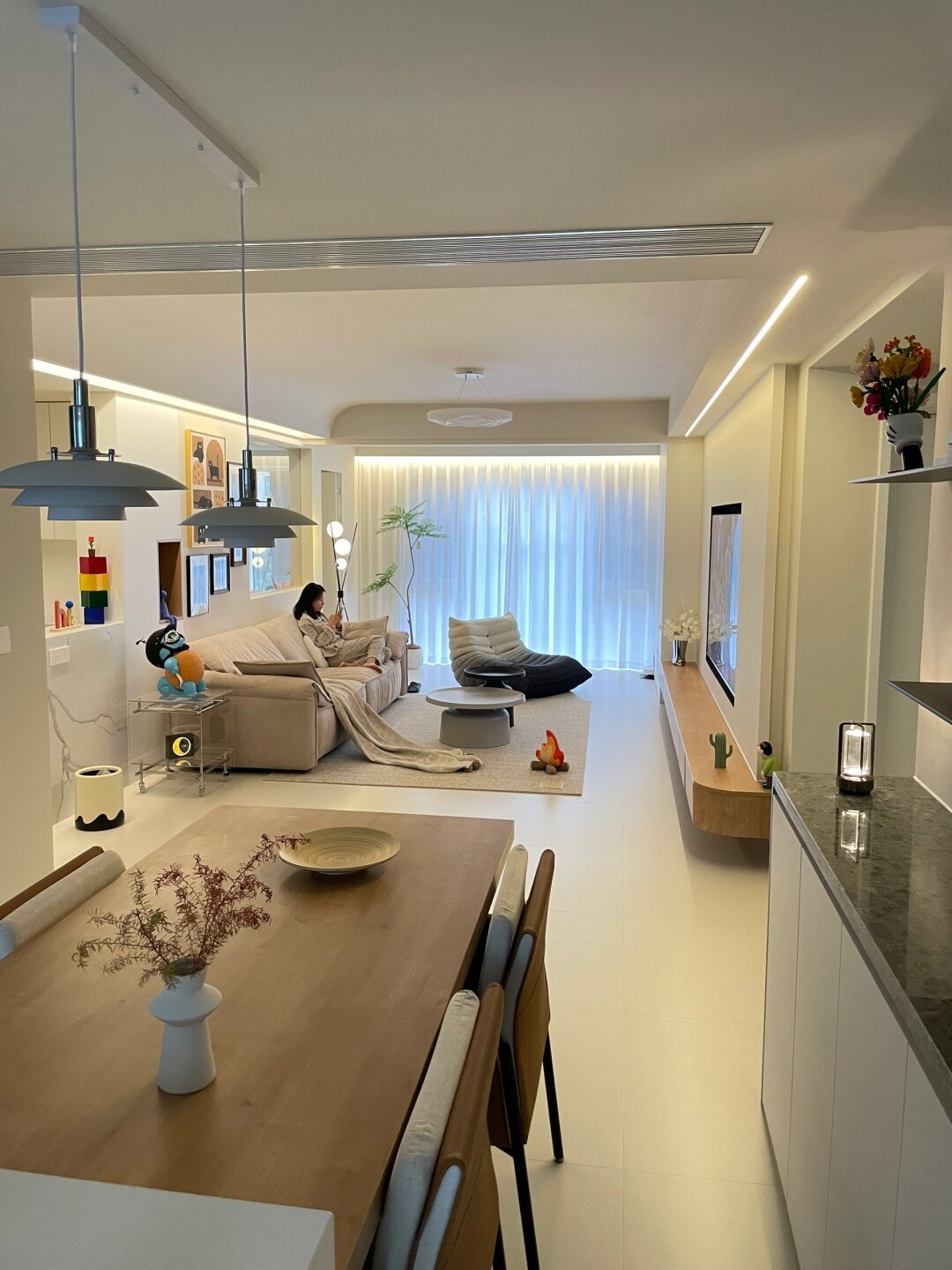 年纪,一家住进了建面123平,套内110平的小家 婚后跟对象买了房子居住