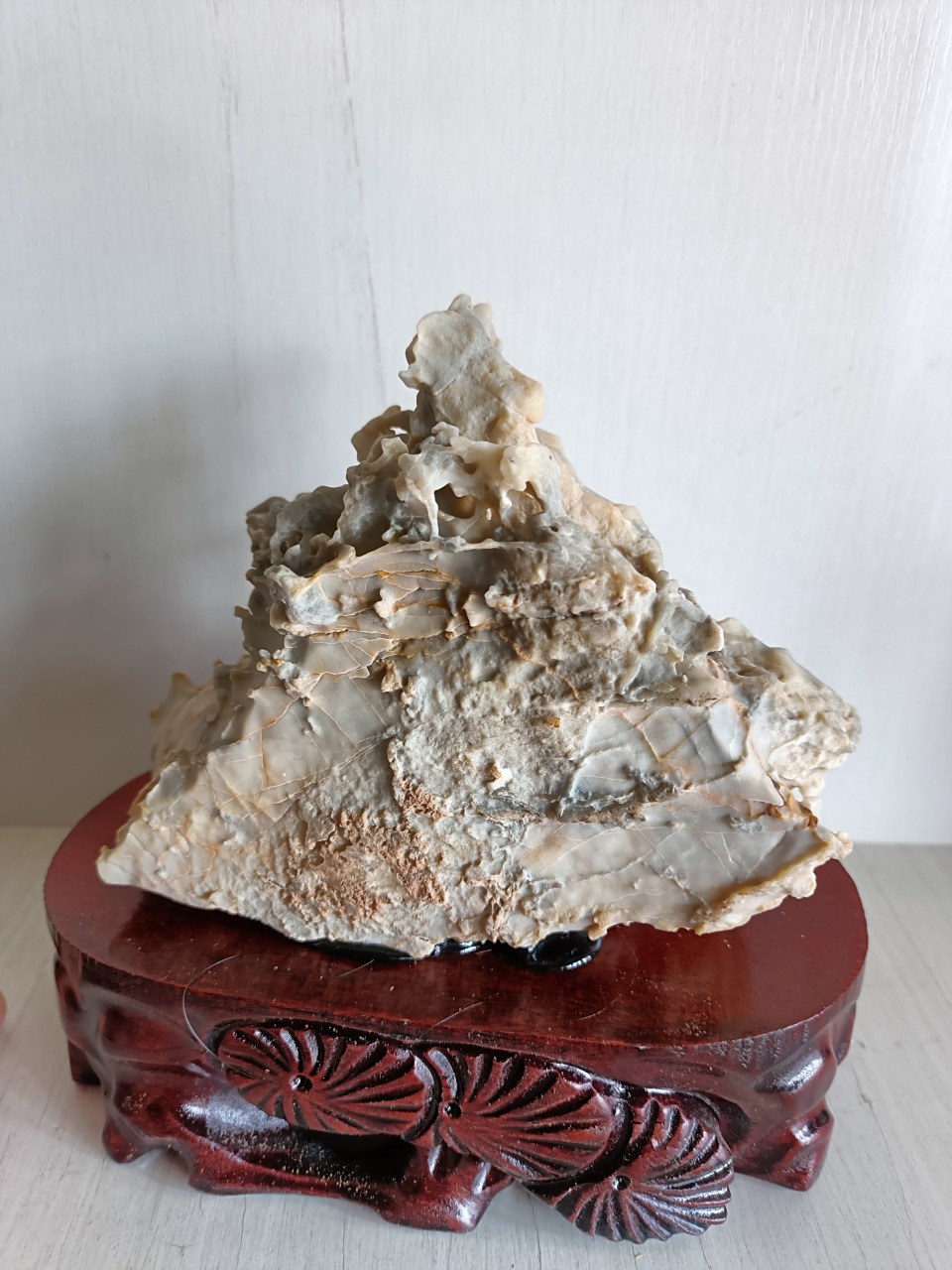 原生态观赏石,风凌石摆件,造型独特精美,规格16*13*7厘米,重量1461.