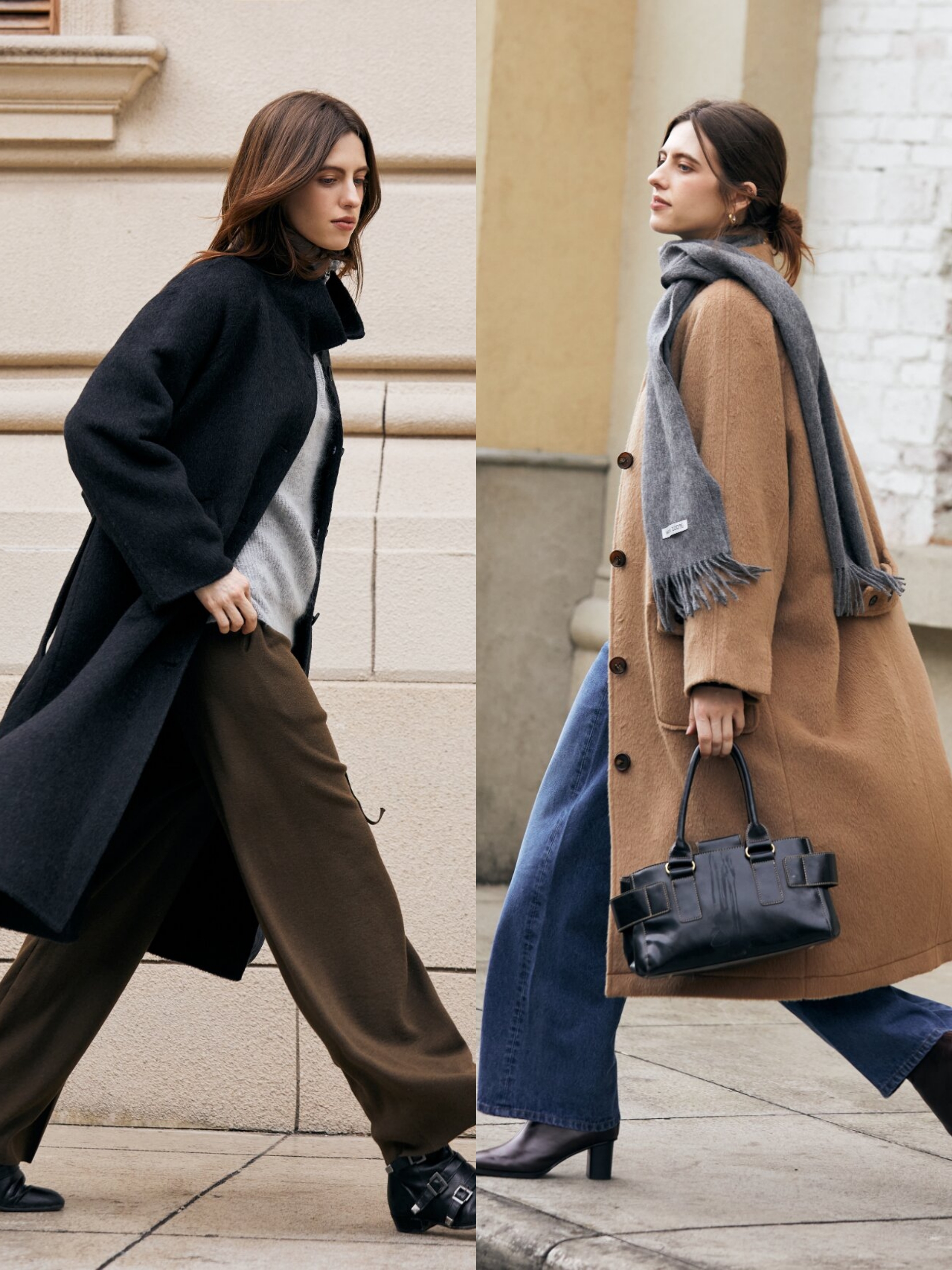 终于找到初春的"梦中情衣"了!20款廓形大衣及搭配,又美又得体