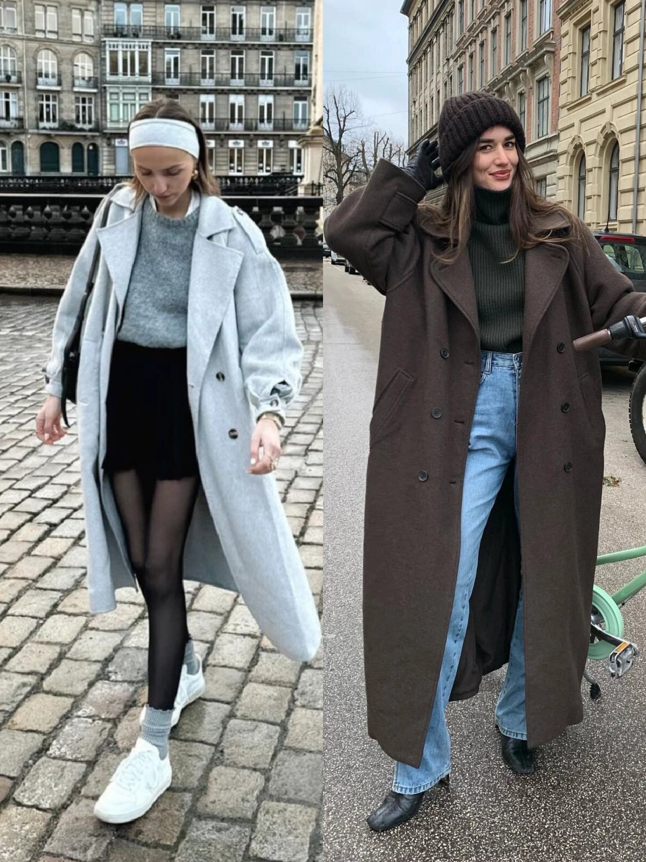 终于找到初春的"梦中情衣"了!20款廓形大衣及搭配,又美又得体